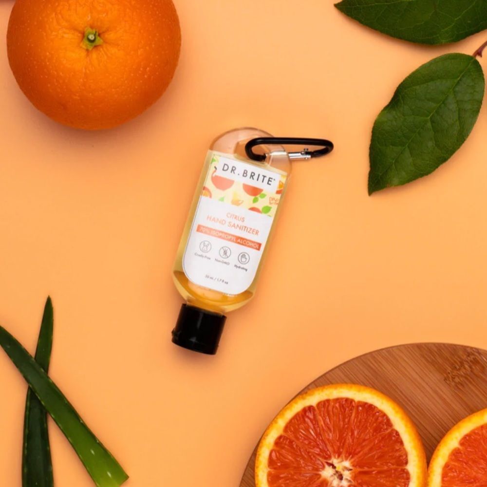 NWT 1.7oz Citrus Hand Sani w/ Keychain